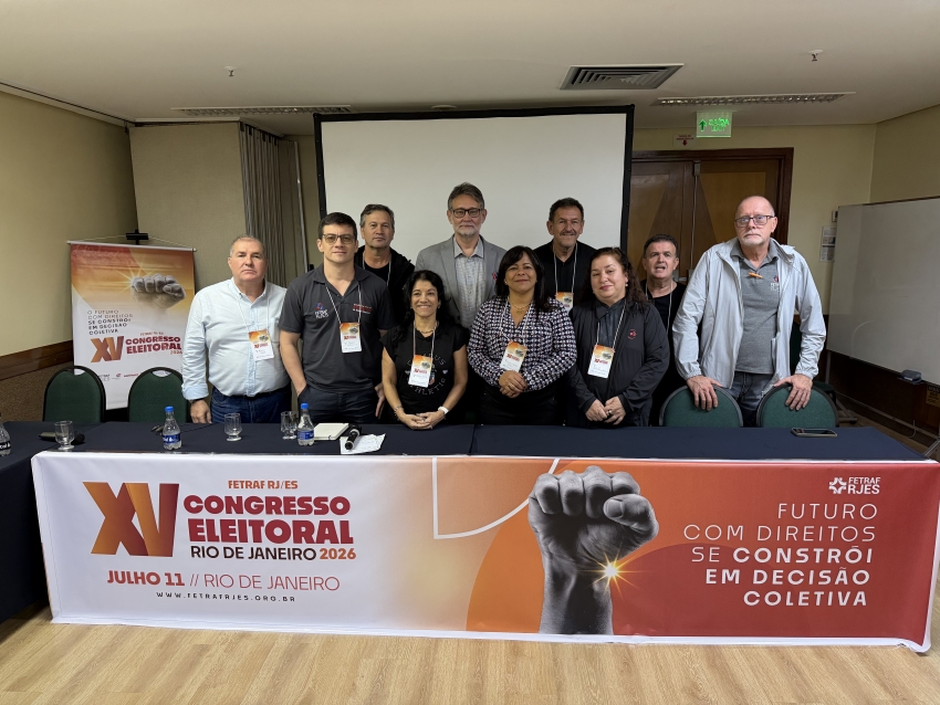 Sindicato participa do XV Congresso Eleitoral da Fetraf RJ/ES