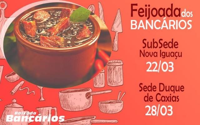 Feijoada dos Bancários já tem datas definidas em Março