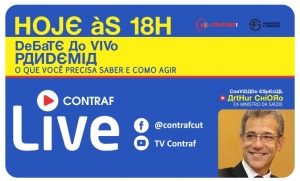 É hoje! Contraf-CUT debate a pandemia do coronavírus no Brasil