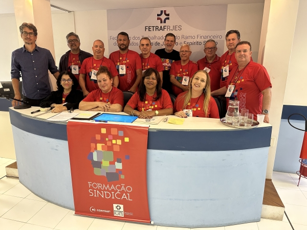 Dirigentes do Sindicato dos Bancários da Baixada Fluminense participam de Curso de Formação Sindical
