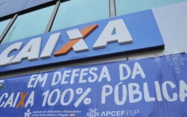 Bancários de todo o país protestam contra o fatiamento da Caixa