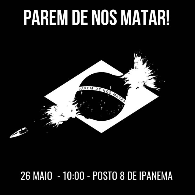 Domingo tem protesto das comunidades contra as mortes no Rio de Janeiro