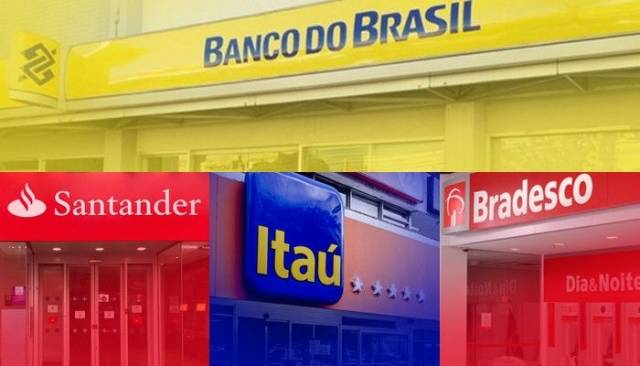 Quatro dos cinco maiores bancos lucraram R$73,2 bilhões no Brasil