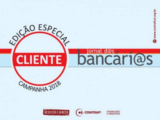 Contraf-CUT disponibiliza Jornal dos Bancários especial cliente