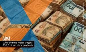 Lucro da Caixa chega aos R$ 7,5 bilhões em nove meses