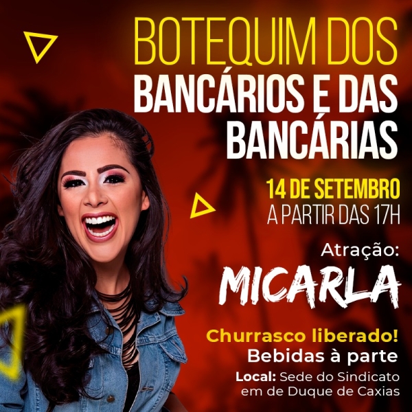 Vem aí o “Botequim dos Bancários e das Bancárias” de setembro