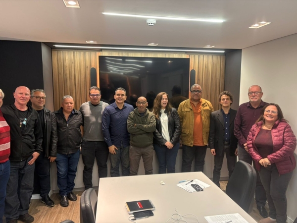 Pedro Batista participa de reunião do Coletivo Nacional de Segurança Bancária em SP