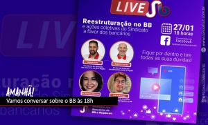 Live debate reestruturação no BB