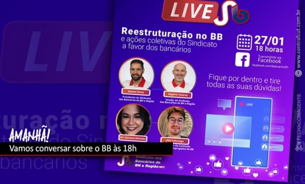 Live debate reestruturação no BB