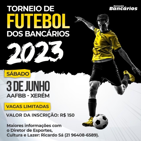 Torneio de Futebol dos Bancários 2023 já tem data definida