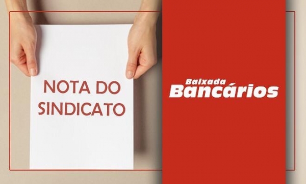 Nota do Sindicato