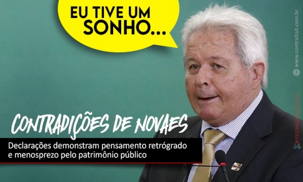 Novaes volta a se contradizer em entrevista à imprensa