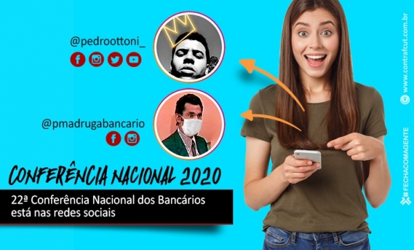 22ª Conferência Nacional dos Bancários está nas redes sociais