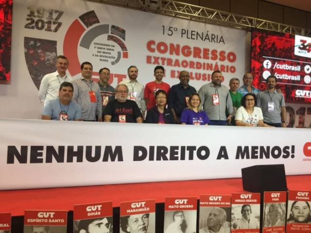 Bancários participam do 15ª Plenária - Congresso Extraordinário e Exclusivo da CUT