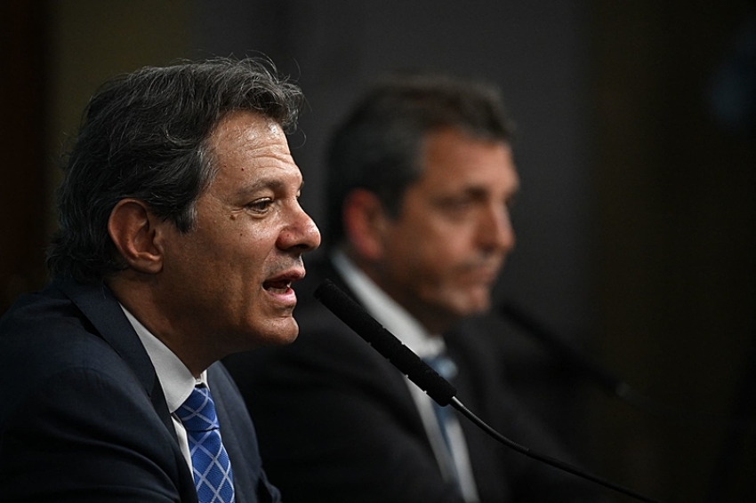 Haddad diz que Banco do Brasil irá financiar exportações para Argentina, sem assumir riscos