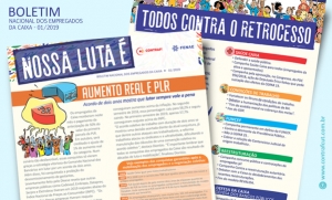 Contraf-CUT disponibiliza Jornal Nossa Luta é para os empregados da Caixa