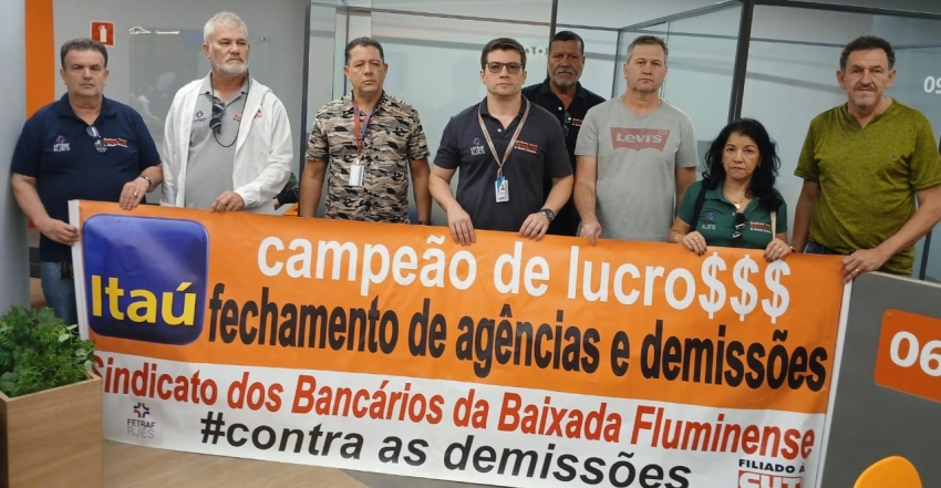 Dia Nacional de Luta dos Funcionários dos Itaú é realizado nesta quarta (17/9)