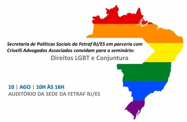 Sindicato dos Bancários da Baixada Fluminense presente em Seminário sobre Direitos LGBT