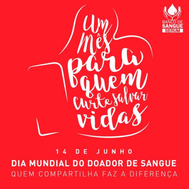 Campanha `Junho Vermelho´ incentiva doação de sangue