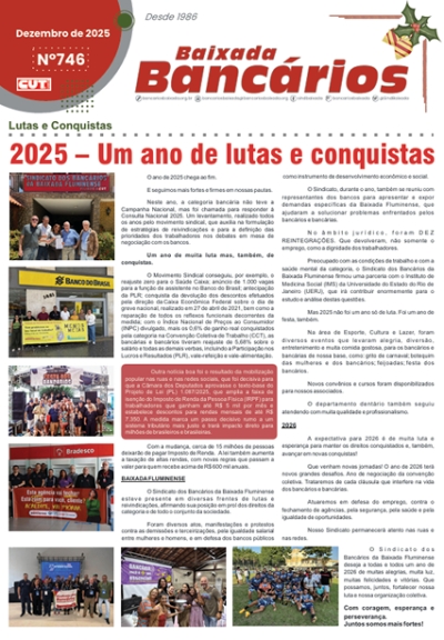 2025 &ndash; Um ano de lutas e conquistas