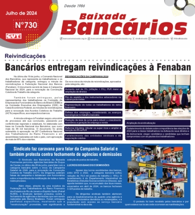 Bancários entregam reivindicações à Fenaban