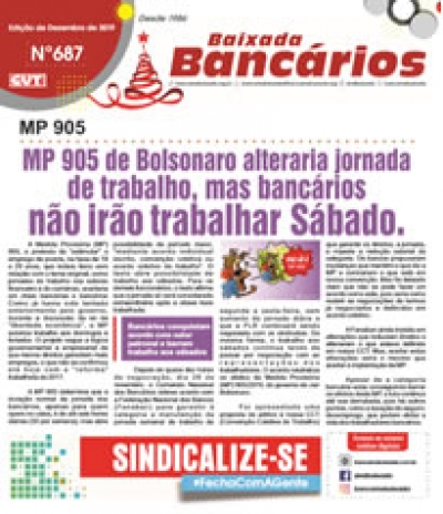 MP 905 de Bolsonaro alteraria jornada de trabalho, mas bancários não irão trabalhar sábado