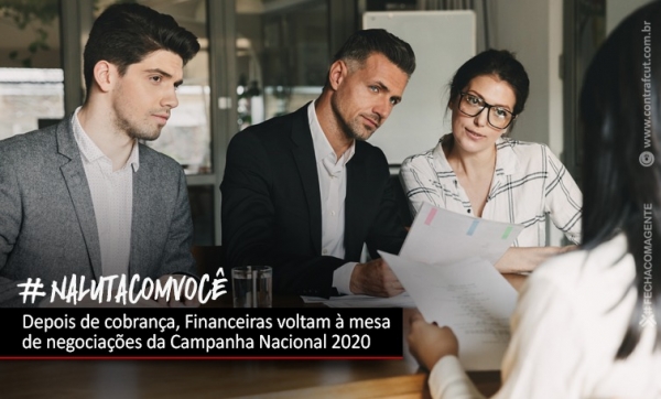 Depois de cobrança da categoria, Financeiras voltam à mesa de negociações