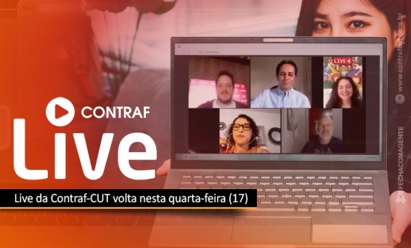 Live da Contraf-CUT volta nesta quarta-feira (17)