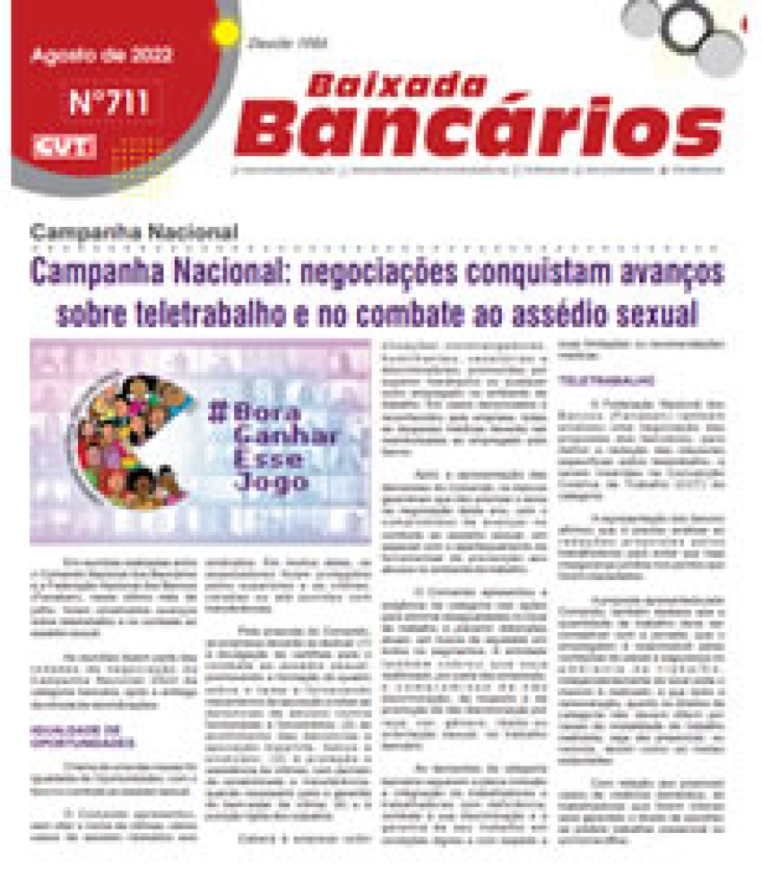 Campanha Nacional: negociações conquistam avanços  sobre teletrabalho e no combate ao assédio sexual
