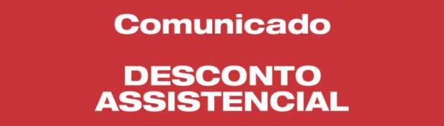 Desconto Assistencial será de 1,5%