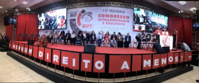 Congresso da CUT reforça luta contra o golpe