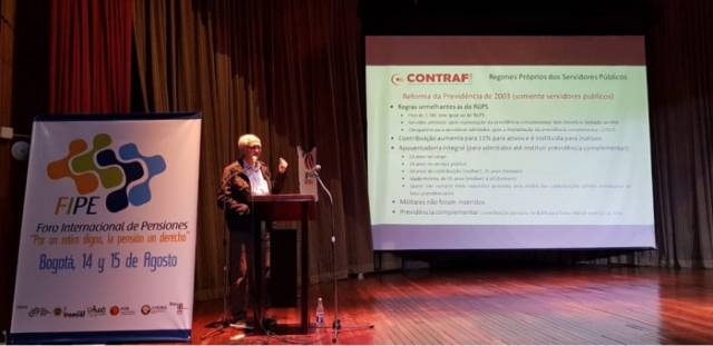 Contraf-CUT participa de Foro Internacional de Previdência