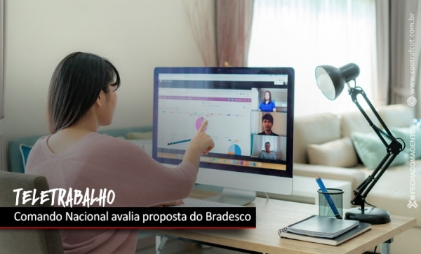 Bancários avaliam proposta do Bradesco sobre teletrabalho