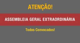 Assembléia Geral Extraordinária nesta segunda-feira, dia 29
