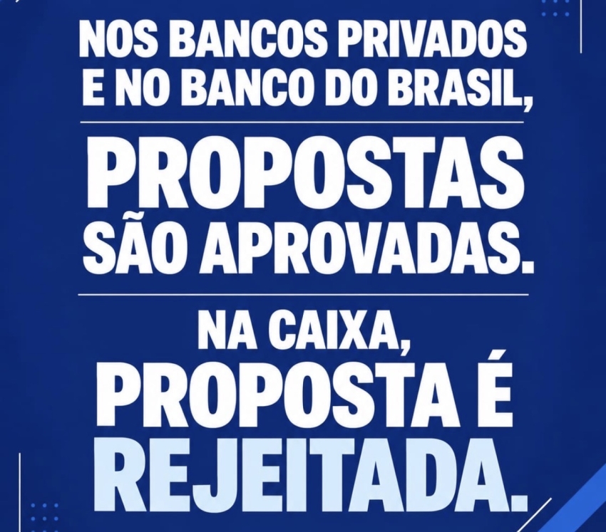 Proposta é aprovada nos bancos privados e no BB; na CEF, rejeitada