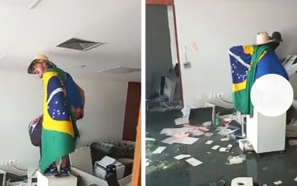 Banco do Brasil desmente que homem que ‘defecou’ no STF em ato terrorista seja funcionário