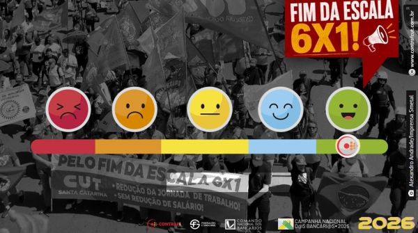 Fim da escala 6x1: Contraf-CUT defende aprova&ccedil;&atilde;o da PEC que reduz jornada para 40 horas