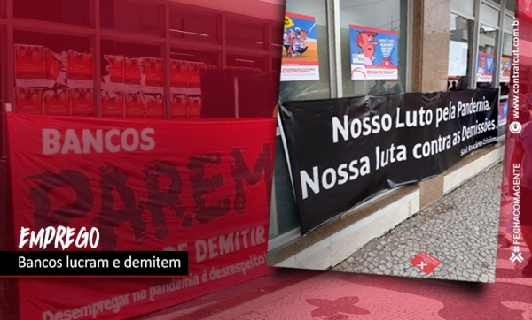 Bancos aumentam lucros e demissões