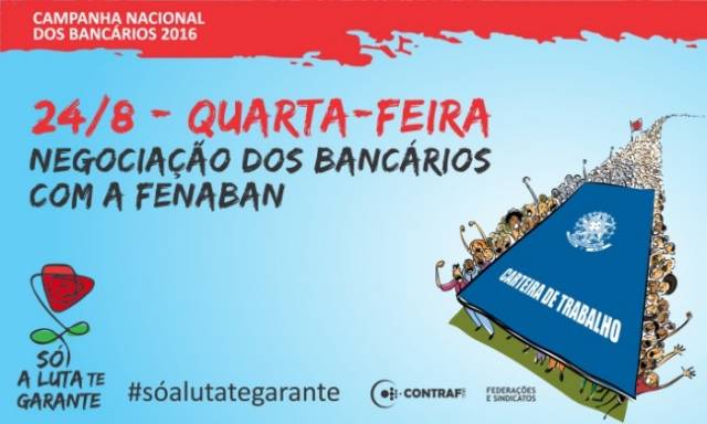 Bancários voltam a se reunir com a Fenaban nesta quarta-feira