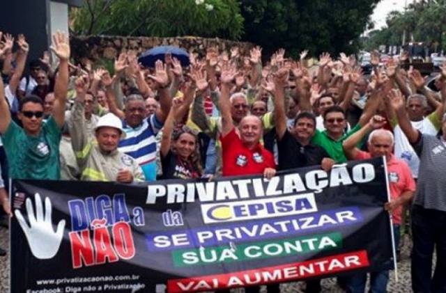 Atos marcam o Dia Nacional de Luta contra a Privatização do Sistema Eletrobras